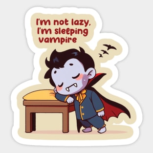 I'm not lazy Sticker